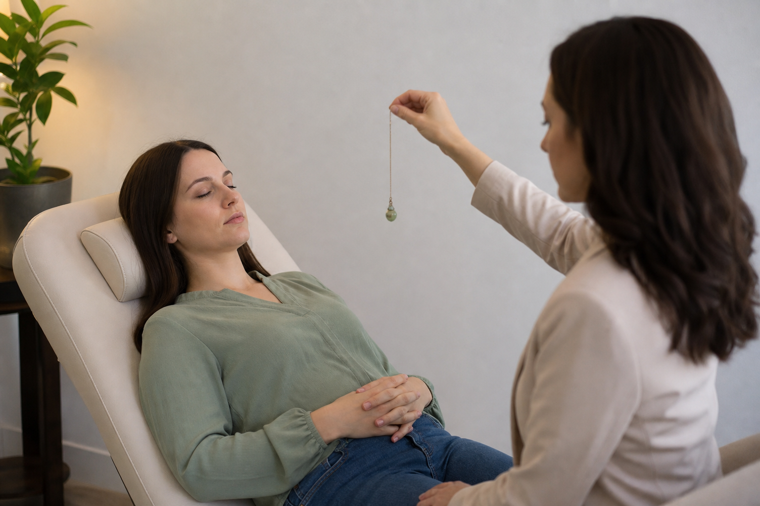 Hypnosis Safety hero image for Is Hypnosis Safe for Dayton-Area Clients, showing client questions, common concerns, clear answers, hypnosis safety, safe consultation, hypnosis session, hypnotherapy consultation, professional hypnotist in a clear article-specific hypnosis and hypnotherapy session context.