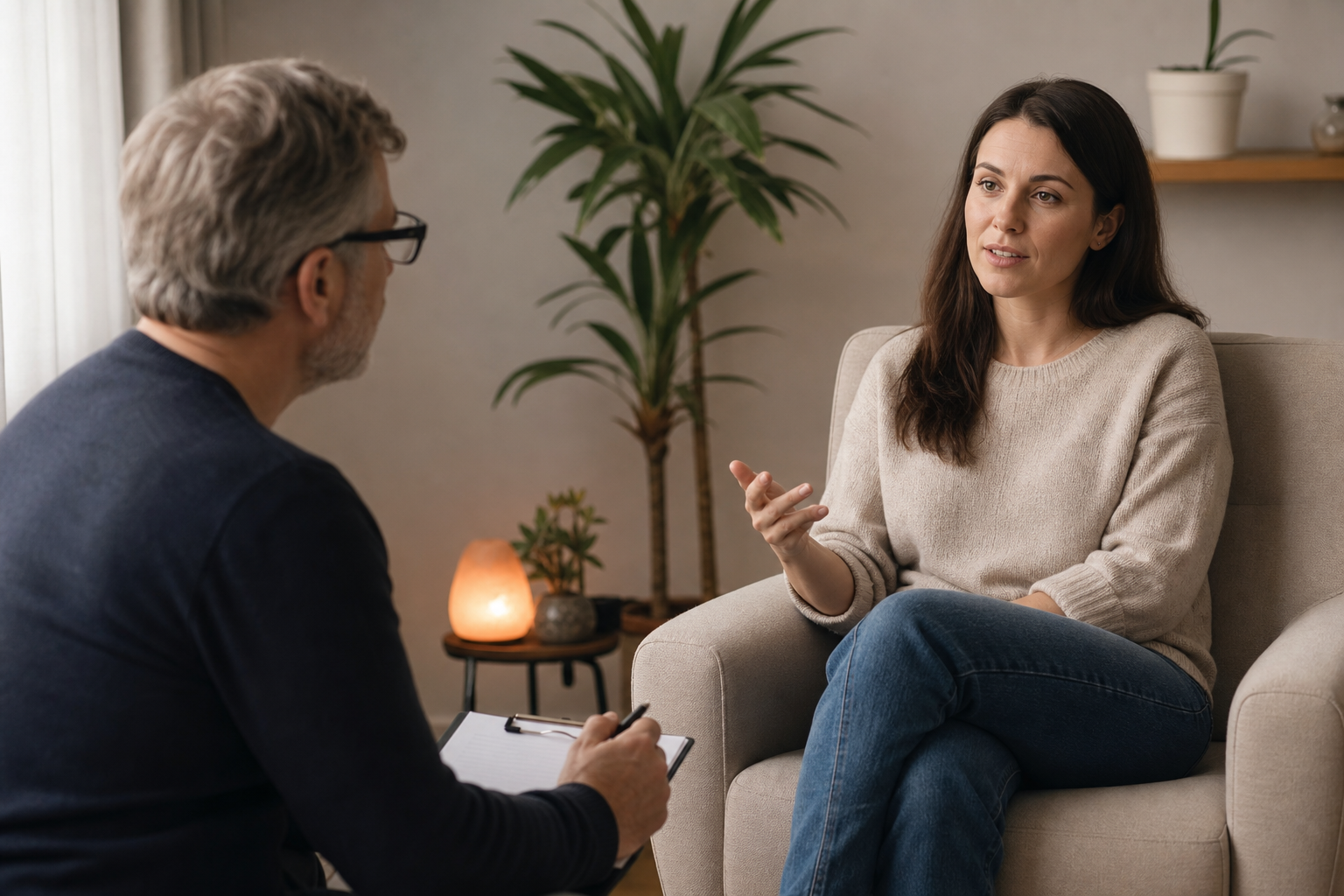 Hypnosis Consultation Questions hero image for What Questions Should I Ask Before Scheduling Hypnosis in Dayton, showing client questions, common concerns, clear answers, session preparation, before hypnotherapy, hypnosis session, hypnotherapy consultation, professional hypnotist in a clear article-specific hypnosis and hypnotherapy session context.